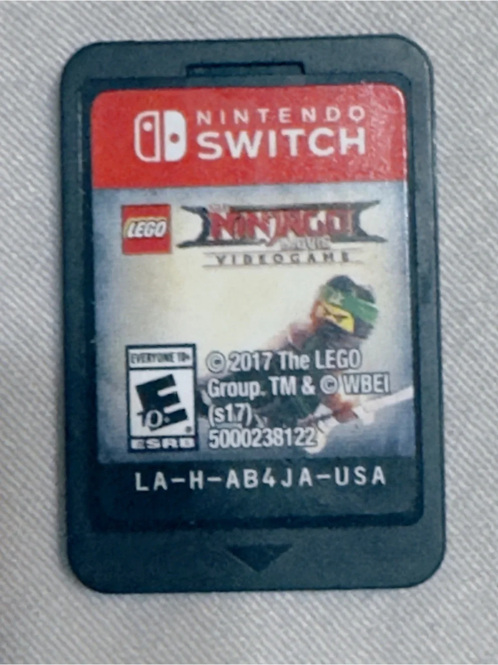 Nintendo Switch LEGO Ninjago Video Game Cartridge - Black & Red